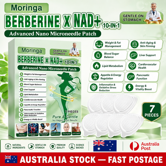 Moringa 10-in-1 Berberine x NAD+ Advanced Nano Microneedle Patch